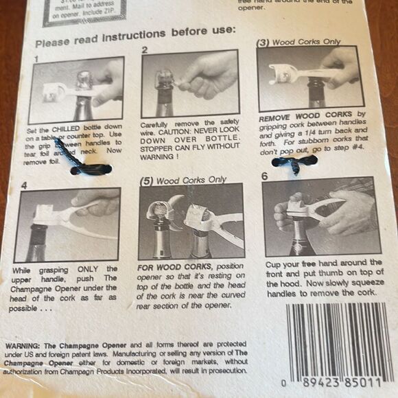 NEW Vintage Champagne Opener - Picture 3 of 3